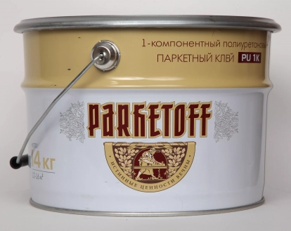 Изображение Паркетная химия Parketoff Паркетный однокомпонентный клей Parketoff PU 1K/14 