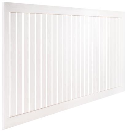 Изображение Радиаторные решетки Экран радиатора реечный Deluxe 120*60 Ясень белый v532846 
