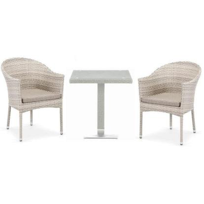 Изображение Мебель Садовая мебель Набор мебели 2+1 T605SWT/Y350-W85 Latte 2Pcs 