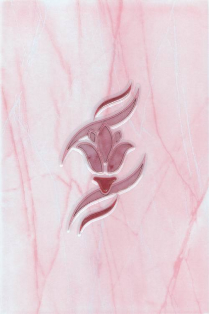 Изображение Керамическая плитка Березакерамика (Belani) Декор Елена цветок бордовая 