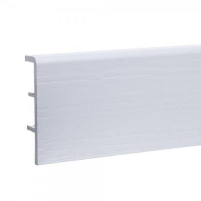 Изображение Плинтус Rico Высокий плинтус Rico Concept 8001 Белый с тиснением 80мм 