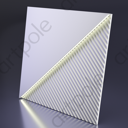 Изображение Стеновые панели 3D панели Fields LED (холодный свет) D-0008-7 
