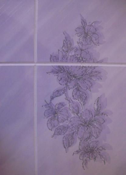 Изображение Стеновые панели Листовые Lilac Lily - Лилия Лилак 15*20 