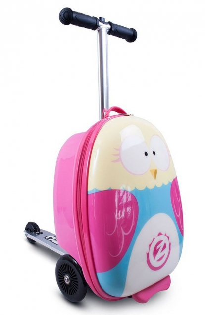 Изображение Игрушки Zinc Самокат-чемодан Сова, серия Flyte 