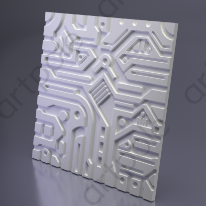 Изображение Стеновые панели 3D панели EX-Machna A platinum M-0045-pl 