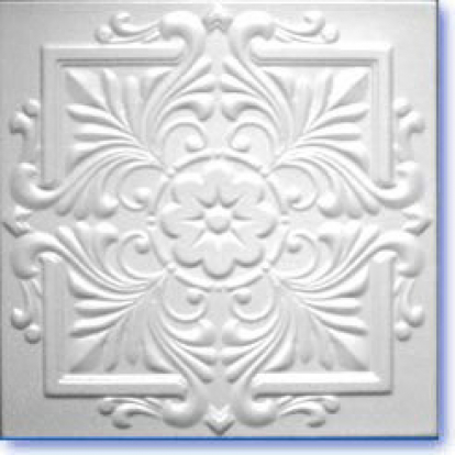 Изображение Строительные товары Потолочная плитка Kindecor 0853 Плитка белая 