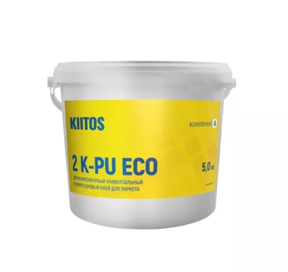Изображение Паркетная химия Kiitos Двухкомпонентный паркетный клей Kiitos 2k PU Eco 