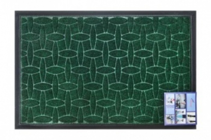 Изображение Грязезащитные покрытия Придверные коврики Коврик придверный влаговпитывающий SHAHINTEX МХ10 60*90 (прямоугольный) зелёный 