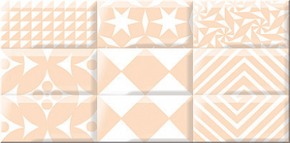 Изображение Керамическая плитка Azori Декор Карэ Лайт бежевый 