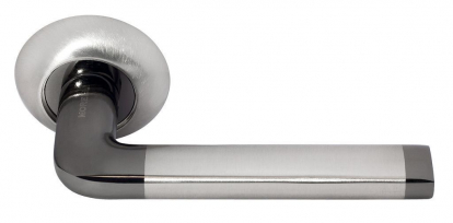 Изображение Двери Дверная фурнитура Дверная ручка DIY MH-03 SN/BN белый никель/черный никель 