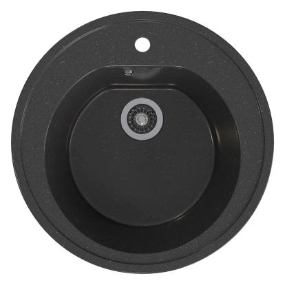 Изображение Сантехника Gama Stone Мойка кухонная Gama Stone GS2 черный 308 