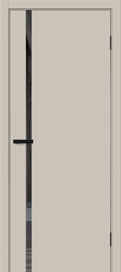 Изображение Двери Межкомнатные Браво-0.40 П Cream Silk / Mirox Grey 