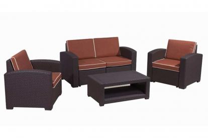 Изображение Мебель Садовая мебель Комплект мебели Rattan Premium 4 венге 