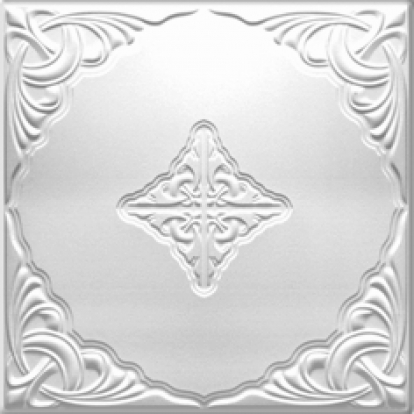 Изображение Строительные товары Потолочная плитка Kindecor 0856 Плитка белая 