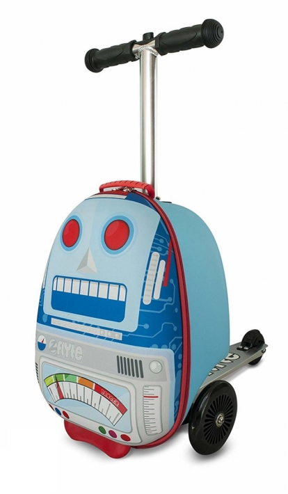 Изображение Игрушки Zinc Самокат-чемодан Робот, мини 