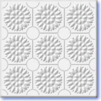 Изображение Строительные товары Потолочная плитка Kindecor 0824 Плитка белая 