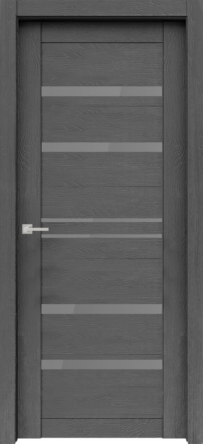 Изображение Двери Межкомнатные Велюкс 01 Ясень грей стекло Графит 