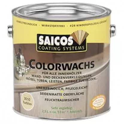 Изображение Паркетная химия Saicos Декоративный воск прозрачный Colorwachs transparent 