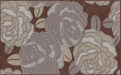 Изображение Керамическая плитка Belleza Декор Лидия коричневый 