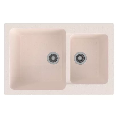 Изображение Сантехника Gama Stone Мойка кухонная Gama Stone GS13 бежевый фреш 124 