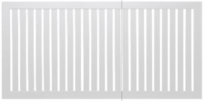 Изображение Радиаторные решетки Экран радиатора реечный Deluxe 120*60 белый v532532 