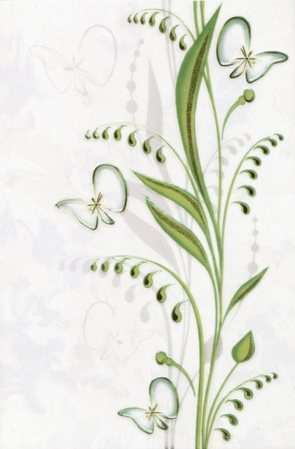 Изображение Керамическая плитка Березакерамика (Belani) Декор Нарцисс лето салатный 