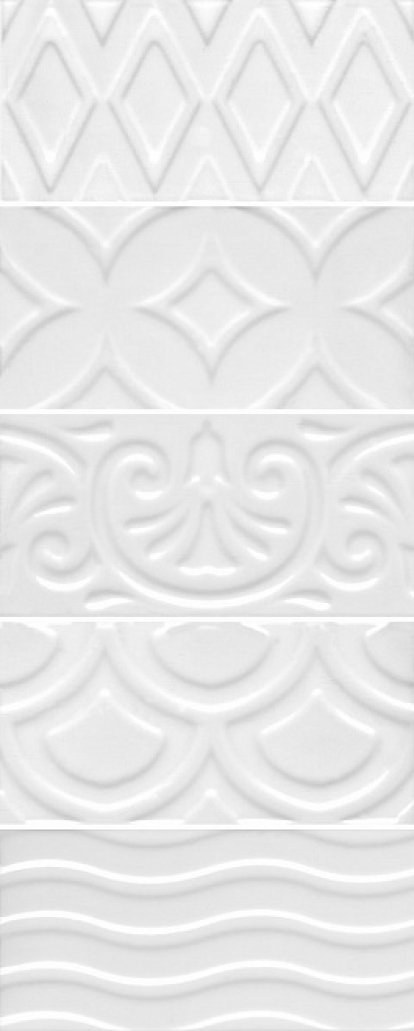 Изображение Керамическая плитка Kerama Marazzi Плитка настенная Авеллино белый структура mix 16017 