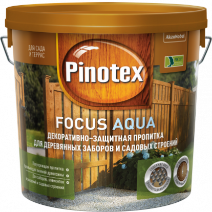 Изображение Строительные товары Лакокрасочные материалы Pinotex Focus Aqua 