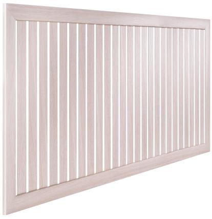 Изображение Радиаторные решетки Экран радиатора реечный Deluxe 120*60 Ясень светлый v530767 