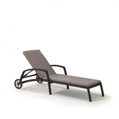 Изображение Мебель Садовая мебель Шезлонг-лежак A35A2-W53 коричневый 