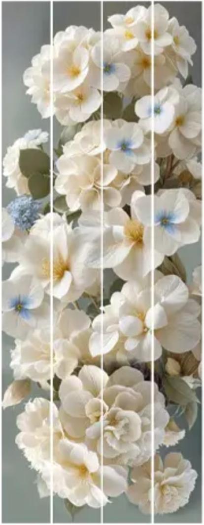 Изображение Стеновые панели ПВХ Цветочное кружево 2 