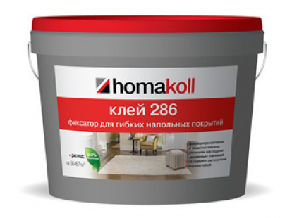 Изображение Паркетная химия Homakoll Клей-фиксатор для гибких покрытий Homakoll 286 