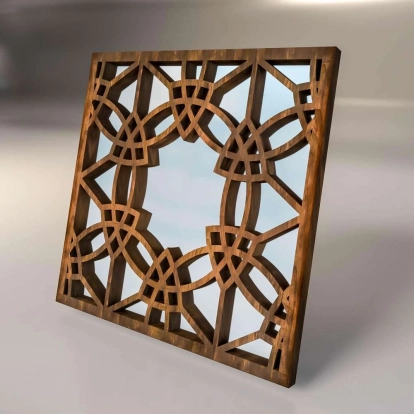 Изображение Стеновые панели Деревянные Polyhedron 3020Ф 