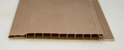 Изображение Стеновые панели Вагонка Пластиковая вагонка коричневая 