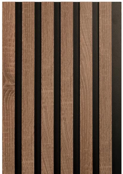 Изображение Стеновые панели МДФ Реечная панель Дуб винтаж 