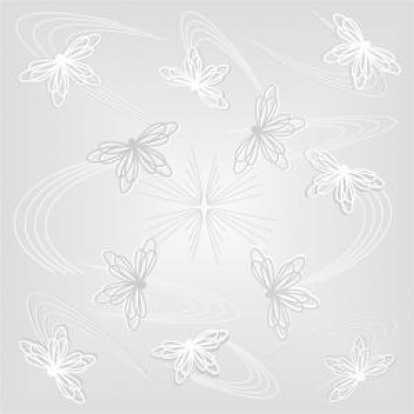 Изображение Строительные товары Потолочная плитка Бабочки жемчуг 