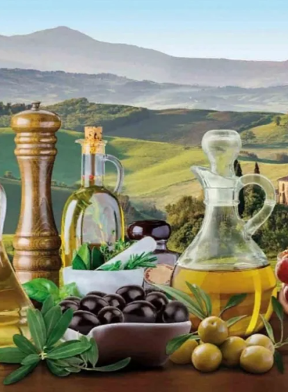 Изображение Стеновые панели Кухонные фартуки Оливки Прованс 