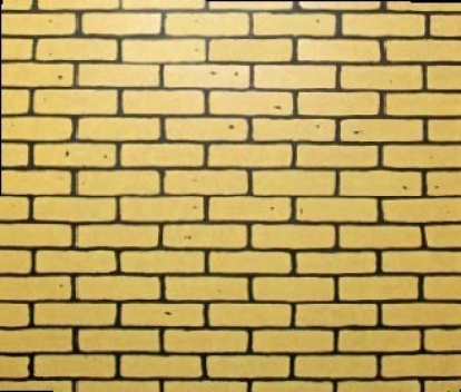 Изображение Стеновые панели Листовые Кирпич желтый 