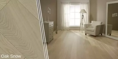 Изображение Паркетная доска Urbania Oak Snow 