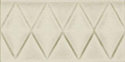 Изображение Керамическая плитка Elios Бордюр Diamond Flower Ivory 