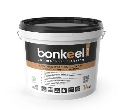 Изображение Паркетная химия Bonkeel Клей Bonkeel Prof для ПВХ и текстильных покрытий 14 кг 