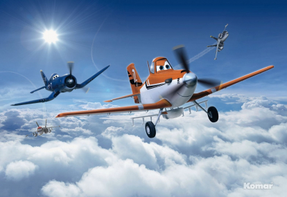 Изображение Обои Komar 8-465 Planes Above the Clouds 