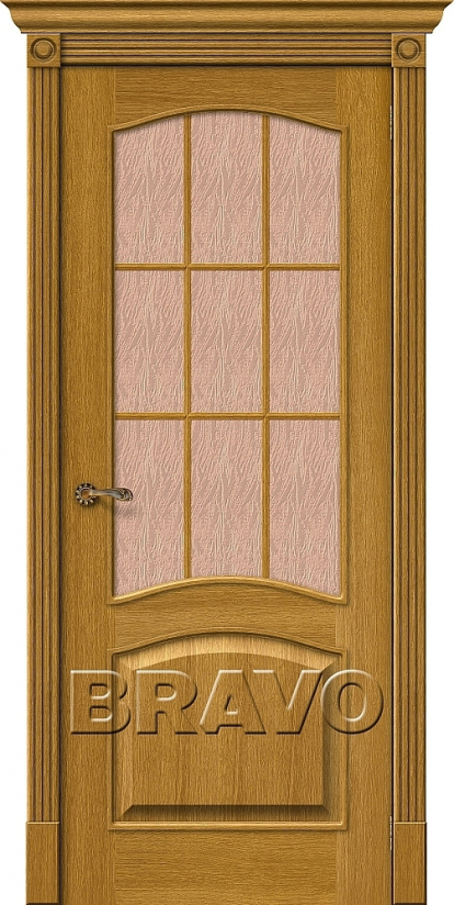 Изображение Двери Межкомнатные Вуд Классик-33 Natur Oak Bronze Gloria 